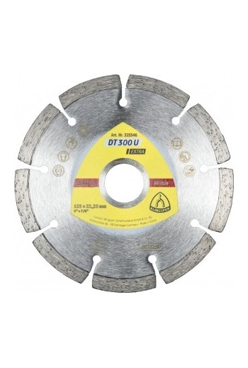 Алмазний відрізний диск (125х1, 6х22, 23) Klingspor DT 300 U Extra (325346)