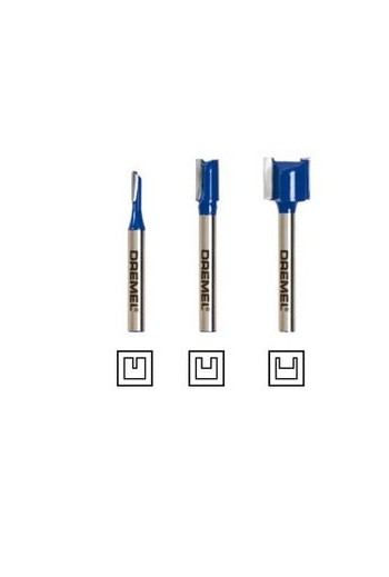 Набір прямих фрез для Dremel TRIO TR673 (2615T673JA)