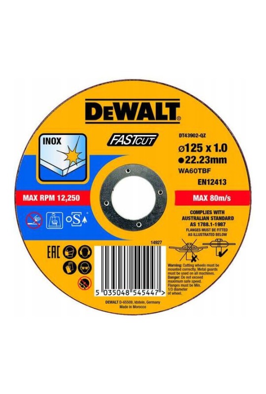 Круг відрізний DeWALT DT43902
