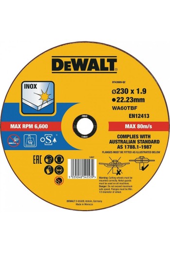 Круг відрізний DeWALT DT43909