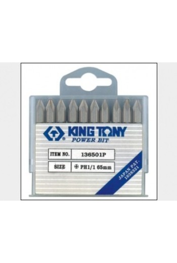 Біта двостороння 1/4" PH1хSL4.5 L-60 мм KING TONY (1360451P)