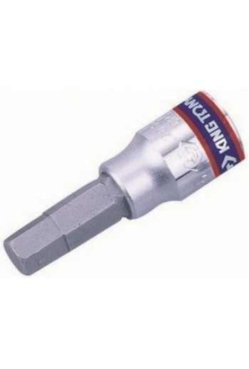 Біта в головку HEX 1/4" DR H4x37 мм KING TONY (203504)