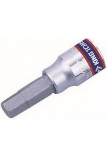 Біта в головку HEX 1/4" DR H10x37 мм KING TONY (203510)