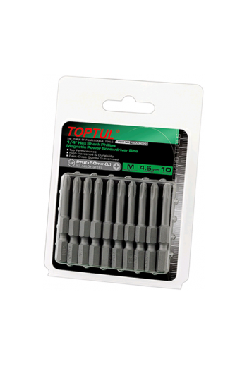 Набір біт магнітних 1/4" PH2х50мм TOPTUL FSLA0802G