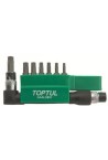 Набір біт 1/4 TORX T10H-T40H + Гобр.перех. 8ед. TOPTUL GAAL0801