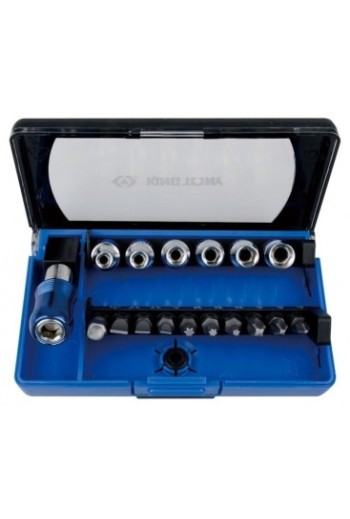 Набір головок і біт 1/4" 4-7 мм (17 пр.) KING TONY (2517MR)