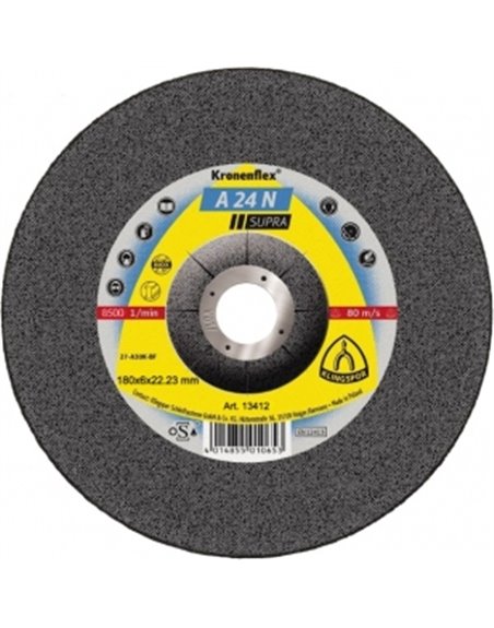 Зачистной круг (180х6х22,23) Klingspor A 24 N Supra (13412)