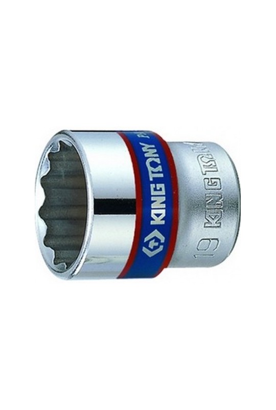 Головка 3/8" 12гранн. 19мм KING TONY (333019M)