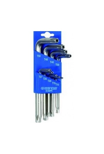Набір Г-подібних ключів Torx Т10-Т50 (9 ед.) KING TONY (20409PR)