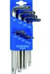 Набір Г-подібних ключів Torx Т10-Т50 (9 ед.) KING TONY (20409PR)
