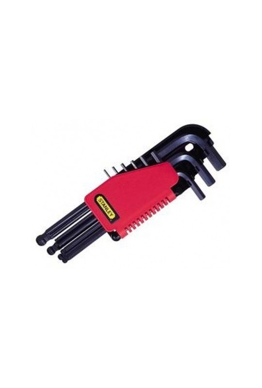 Набір ключів шестигранних STANLEY, 9 шт,метричних, з шариковим оконцям.