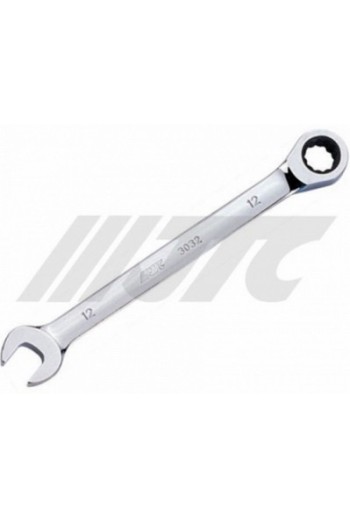 Ключ рожково-накидний з трещоткою 17 мм JTC 3037