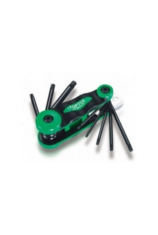 Набір складних ключів TORX: T9-T40 TOPTUL AIFB0801