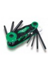 Набір складних ключів TORX: T9-T40 TOPTUL AIFB0801