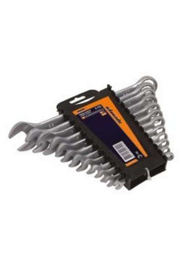 Набір ключів комбінованих MIOL CRV PREMIUM, 8шт, (8-19мм)