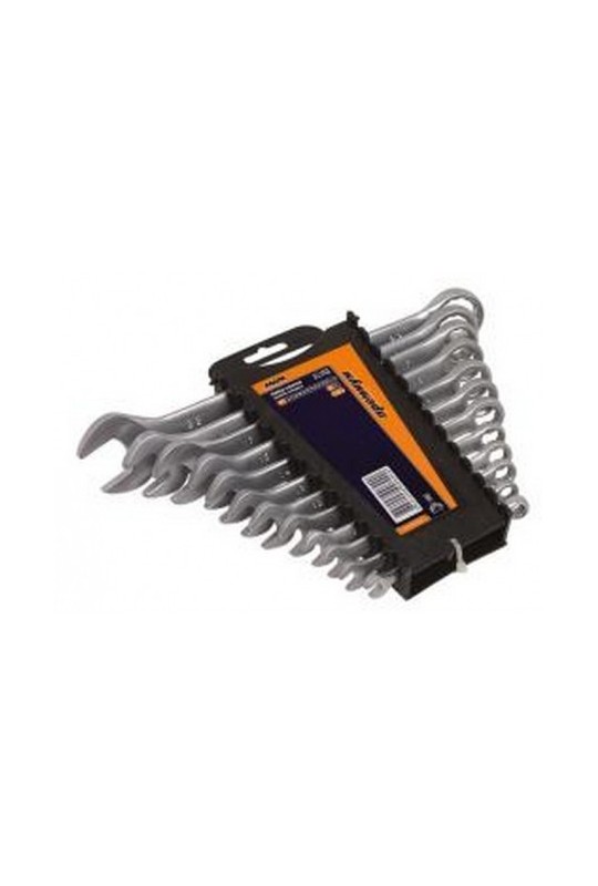 Набір ключів комбінованих MIOL CRV PREMIUM, 8шт, (8-19мм)