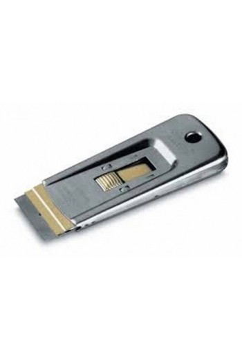 Скребок STANLEY для стекол і керамічної плити з 5-тью запасними лезвиями шириною 40мм, L-95мм.