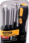 Відвертка STANLEY Multifunctional з 9-тью змінними бітами-вставками