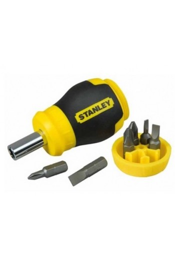Відвертка STANLEY Multibit Stubby з 6-ю змінними бітами