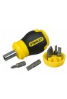 Відвертка STANLEY Multibit Stubby з 6-ю змінними бітами