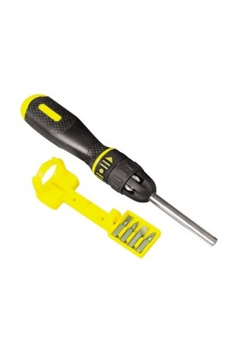 Відвертка STANLEY Multibit реверсивна з 10-ю змінними бітами