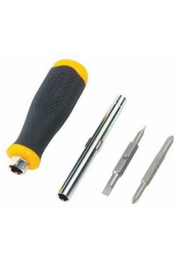 Відвертка STANLEY 6 Way зі змінними бітами