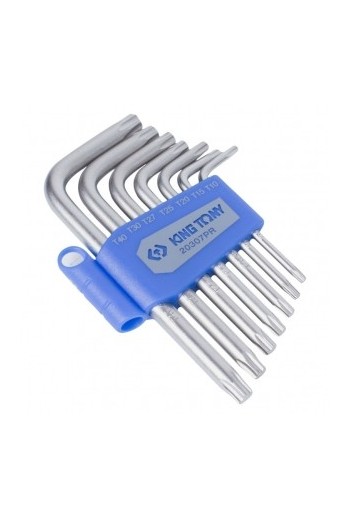 Набір Г-образних TORX, T10-T40 (7 пр.) KING TONY (20307PR)