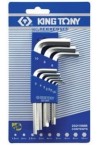 Набір шестигранників 9 ед. стандартных Г-обр. (1,5-10мм) KING TONY (20219MR)