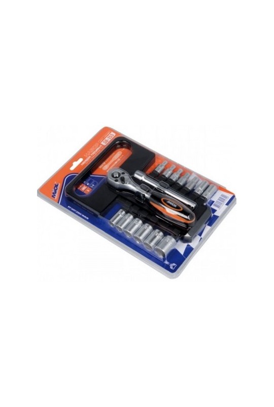 Набір інструментів 15 предметів 1/4 MIOL CRV