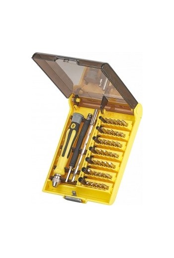 Відвертка з набором прецизійних біт і головками Miol, 45шт (66-030)