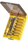 Відвертка з набором прецизійних біт і головками Miol, 45шт (66-030)