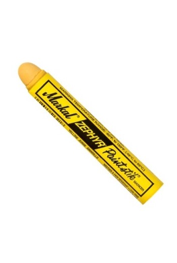 Износостійкий змиваний маркер для стекла 17 мм (жовтий) Markal ZEPHYR (51321)