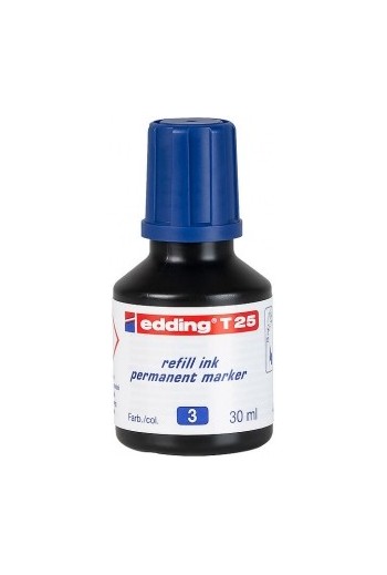 Черніла для заправки маркерів (синій) Edding Permanent T 25 (e-t25/03)