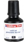 Черніла для заправки маркерів (чорні) Edding Permanent T 25 (e-t25/01)