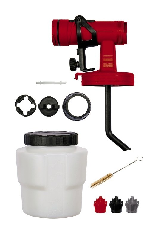 Набір до фарбопульта Einhell: бак 800мл, голова, 3 форсунки