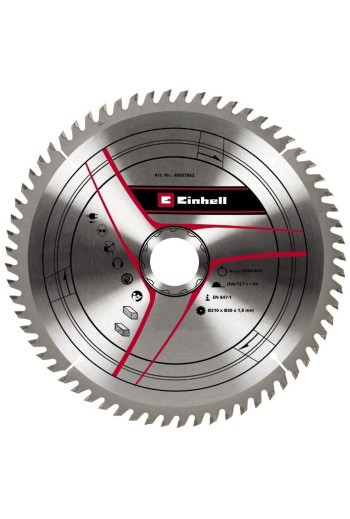 Пиляльний диск Einhell, 210х30 мм, T64