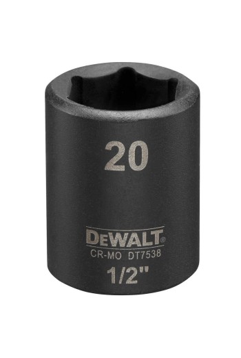 Головка торцева ударна коротка IMPACT DeWALT DT7538