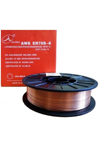 Дріт обміднений ER70S-6 (0,8 мм 5 кг) Juli 000148