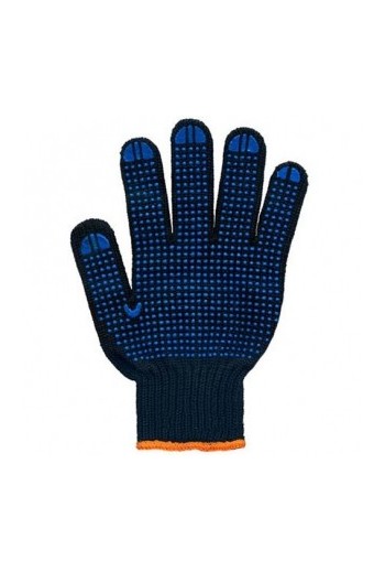 Рукавички робочі (з ПВХ точкою, 6 ниток) щільні Doloni 8611