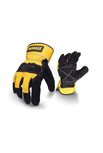 Рукавички універсальні, з шкіряною долонею та пальцями DeWALT DPG41L
