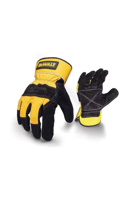 Рукавички універсальні, з шкіряною долонею та пальцями DeWALT DPG41L
