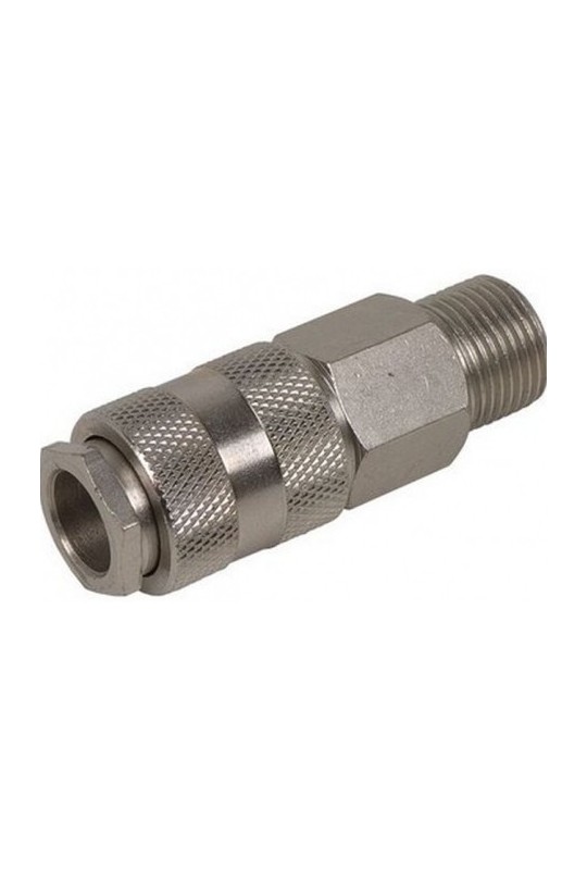 Быстродейств.соедин.с клапаном резьба наруж. MIOL 3/8'