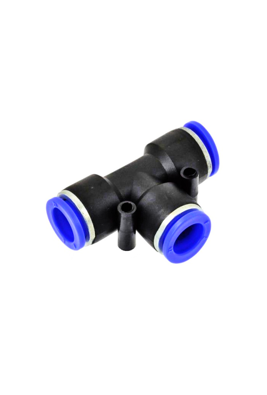 Трійник Ø 10 мм пластиковий для PU/PR шлангів SPE10