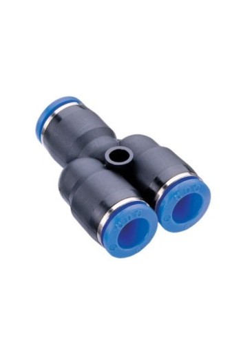 Трійник Ø 12 пластиковий для шлангів EMC 12 EPY