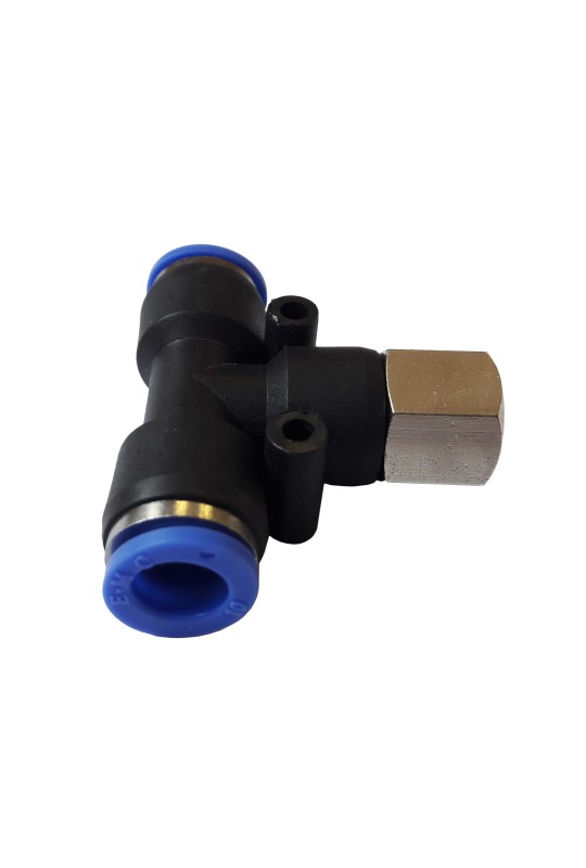 Трійник Ø 8 -3/8 w пластиковий для шлангів EMC 8-03 EPBF