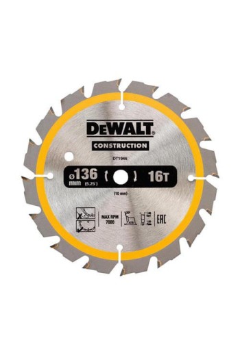 Диск пиляльний СONSTRUCTION DeWALT DT1946