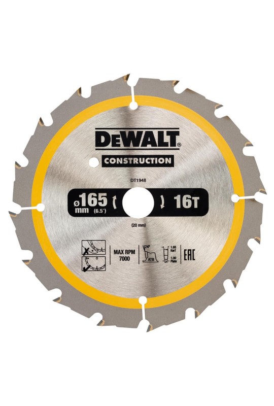 Диск пиляльний CONSTRUCTION DeWALT DT1948