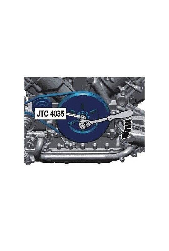Адаптер для проворачивания коленвала VW, Audi JTC 4035