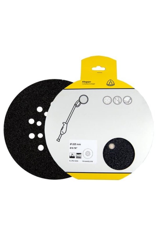 Шліфувальний круг Klingspor PS 19 EK в роздрібному наборі