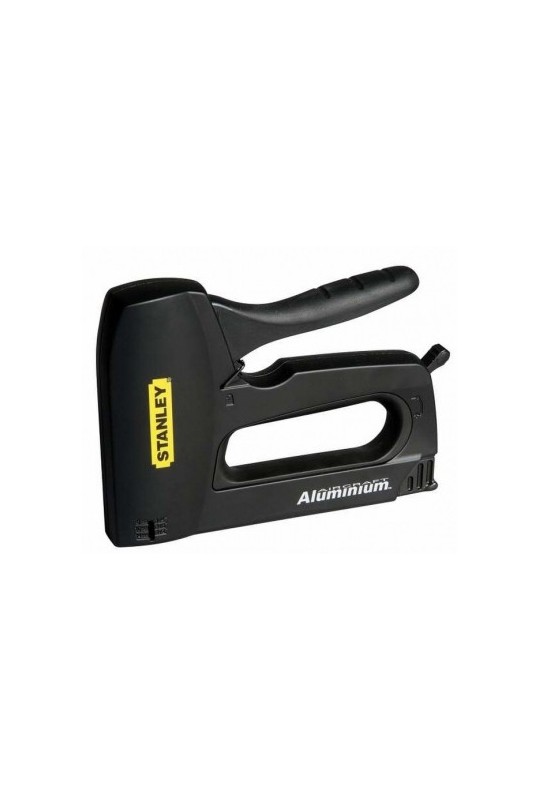 Степлер STANLEY Light Duty для скоб типу A (6, 8, 10, 12, 14 мм) і шпилек типу J (12, 15 мм).